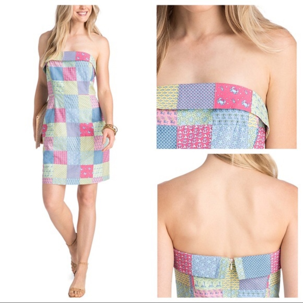 Vineyard Vines Heritage Patchwork Dress - NWT